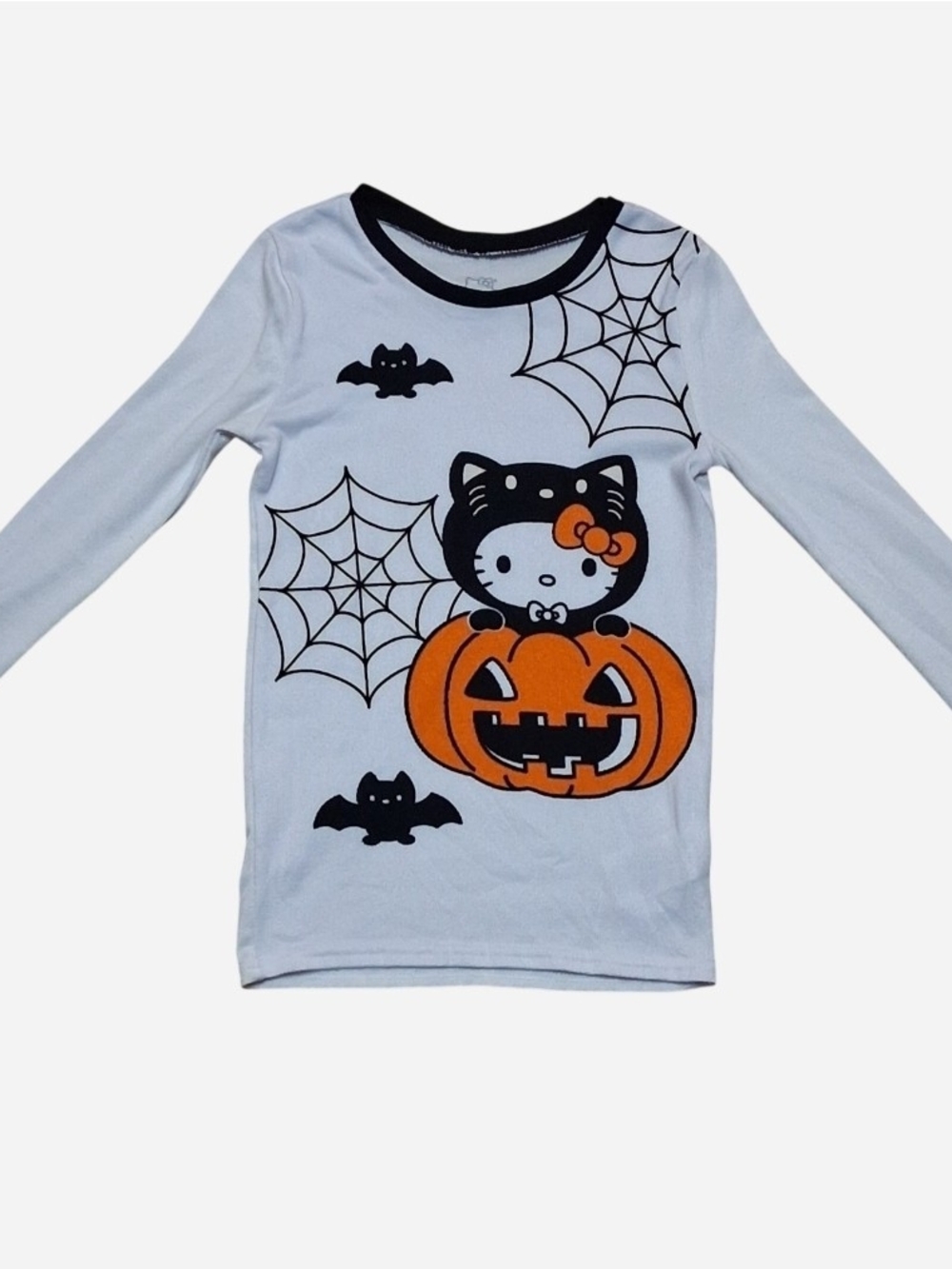 Hello Kitty Halloween Cat & Pumpkin Long-Sleeve
